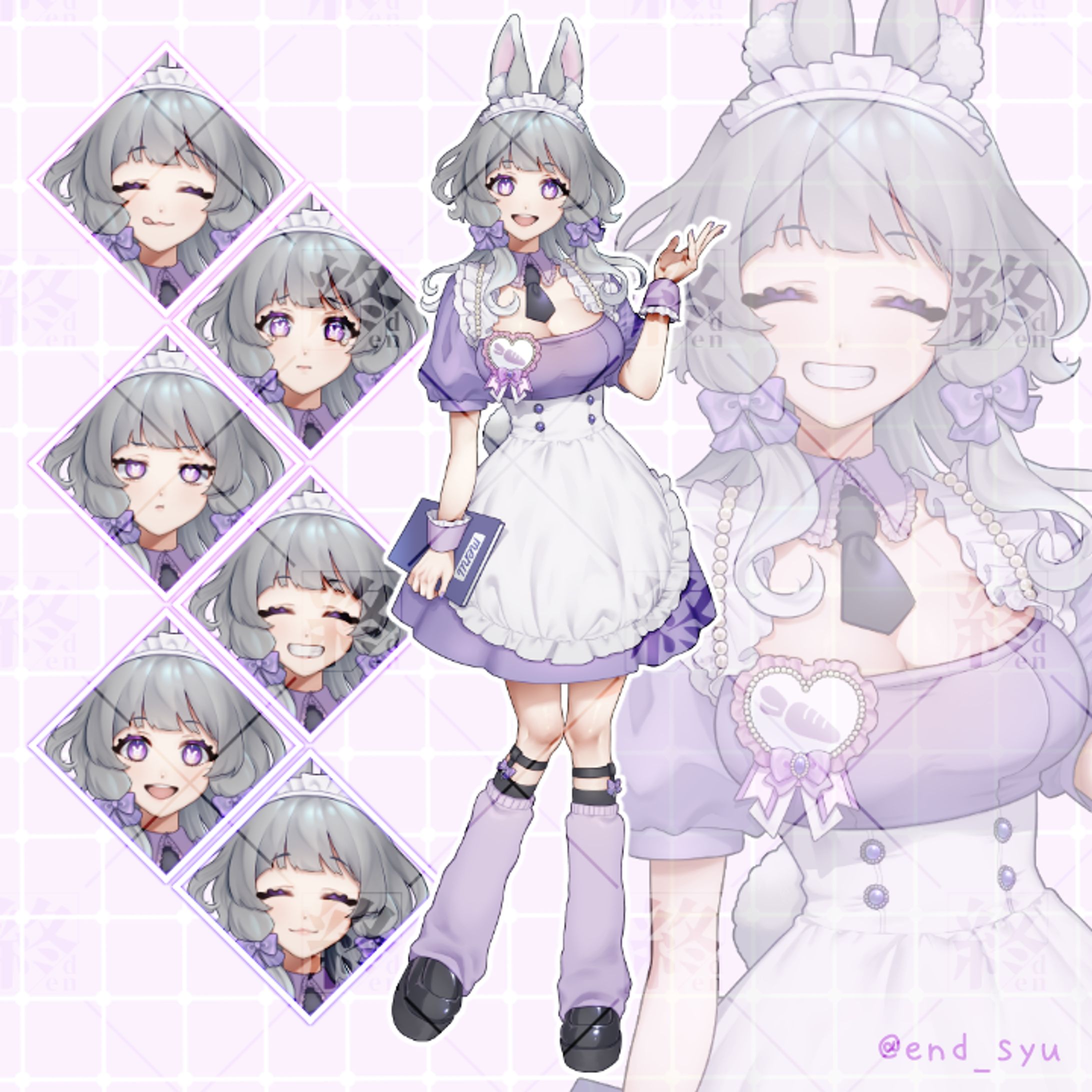 趣味絵３　立ち絵イラスト-1