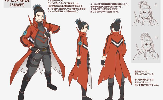 衣装/キャラクターデザイン、合成音声エディット