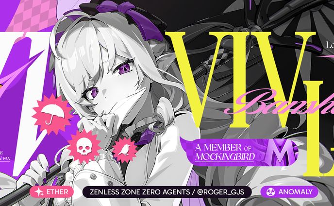 Twitter Banner Design - Vivian From Zenless Zone Zero