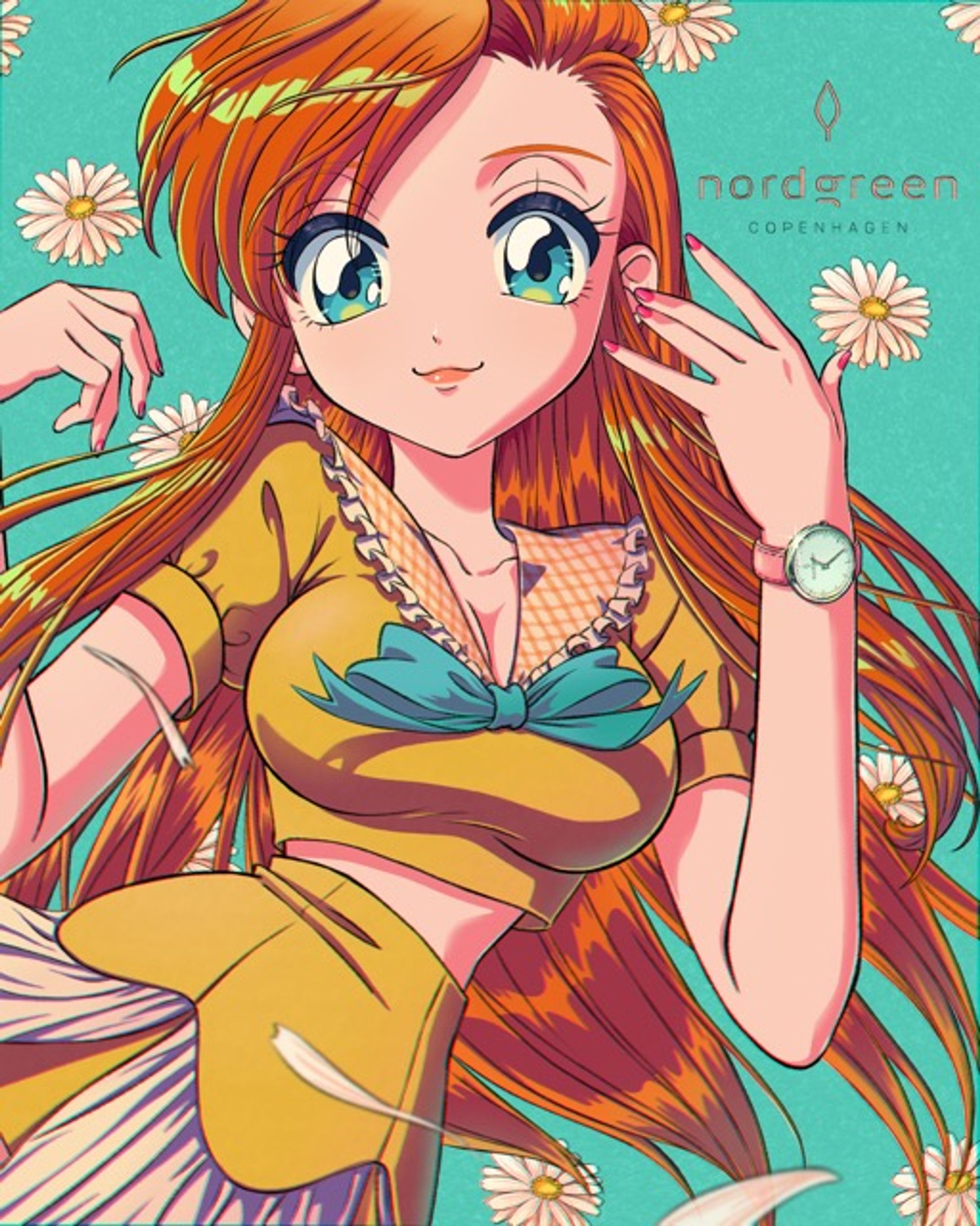 キャラクターメインのイラスト