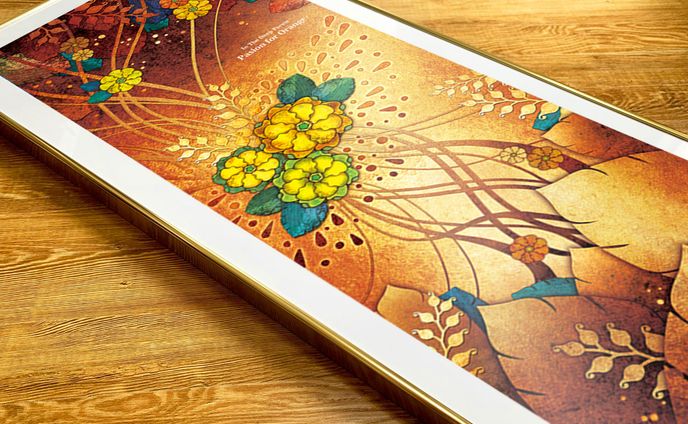 In The Deep Forest No.9 Passon For Orange