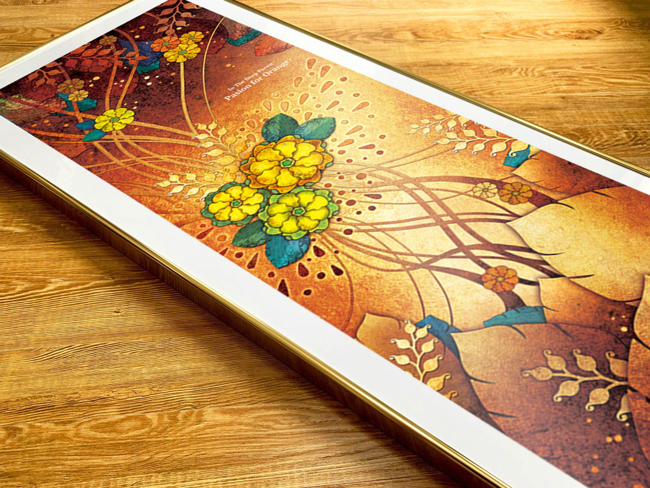 In The Deep Forest No.9 Passon For Orange-1