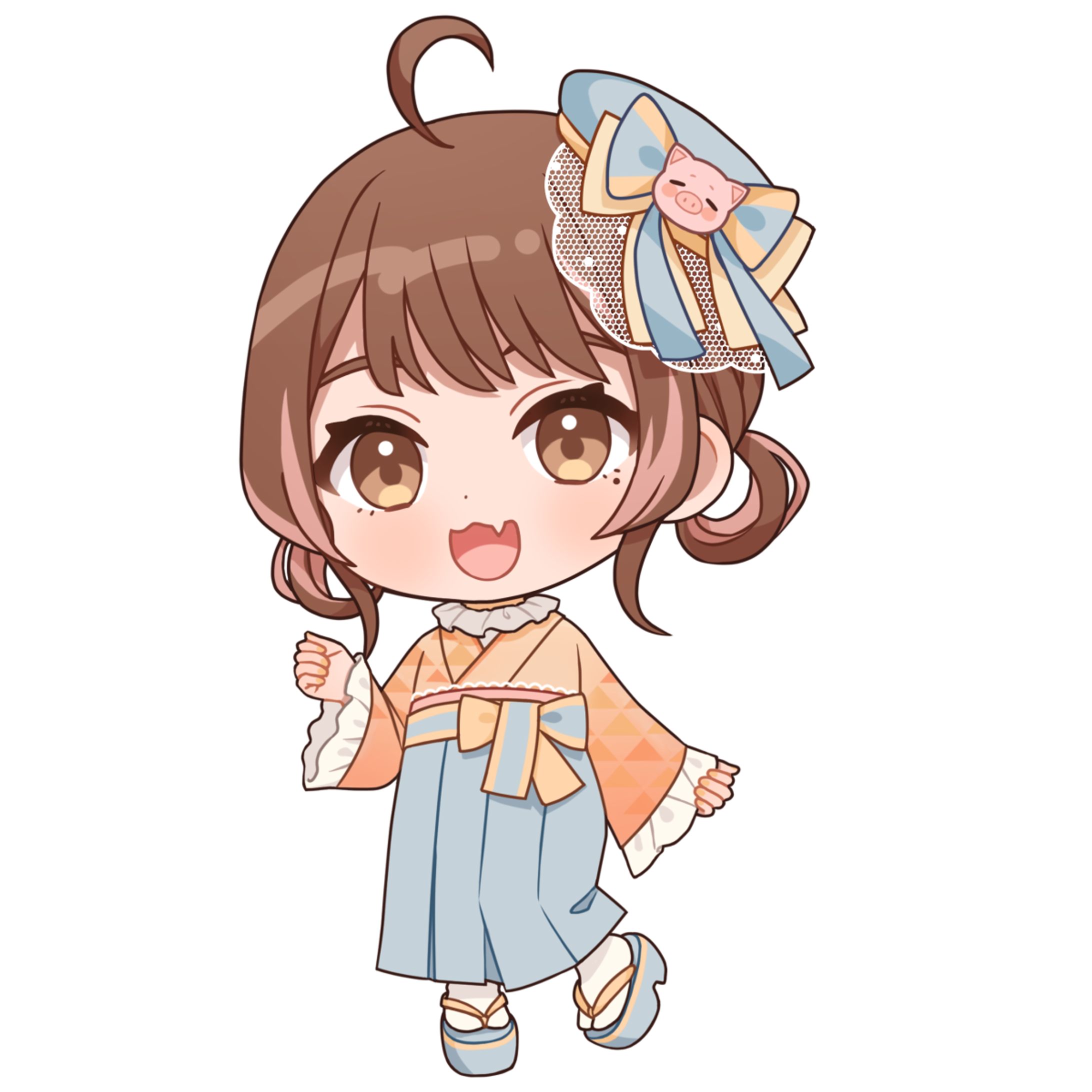 【Skebリクエスト】和服くぅちゃん-1