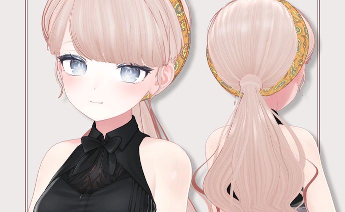 Classic LowPonyTail【VRC想定】