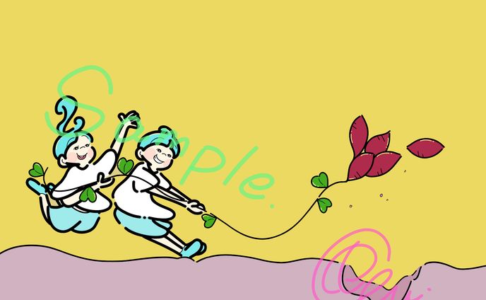 リトルプレス「イモヅルvol.9」挿絵