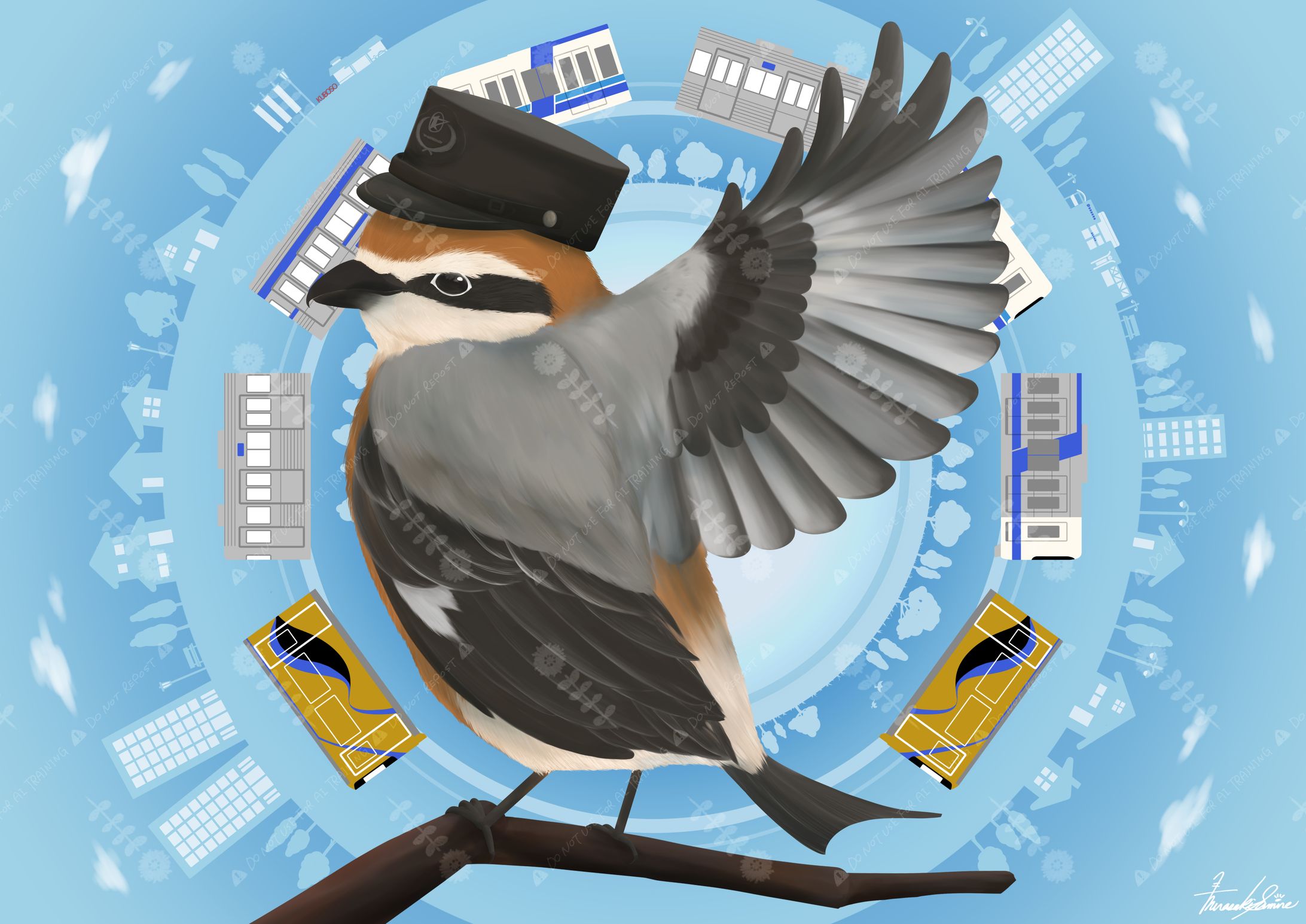 電車に乗ろうよ！これからモズっと！-1