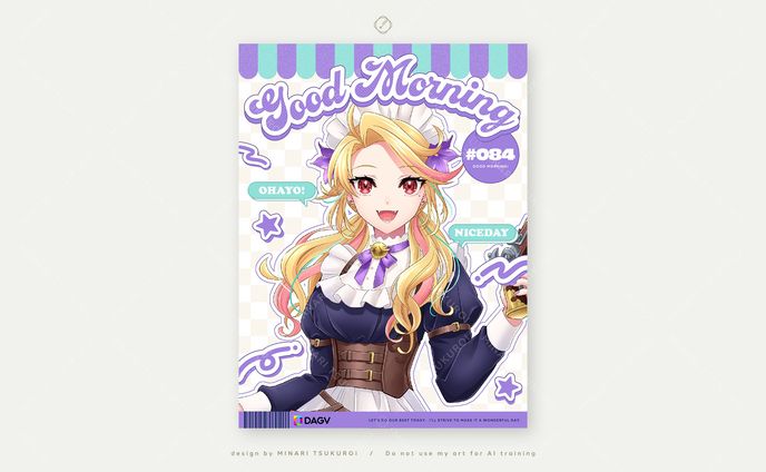 ライバー事務所DAGV 様-MATERIAL DESIGN