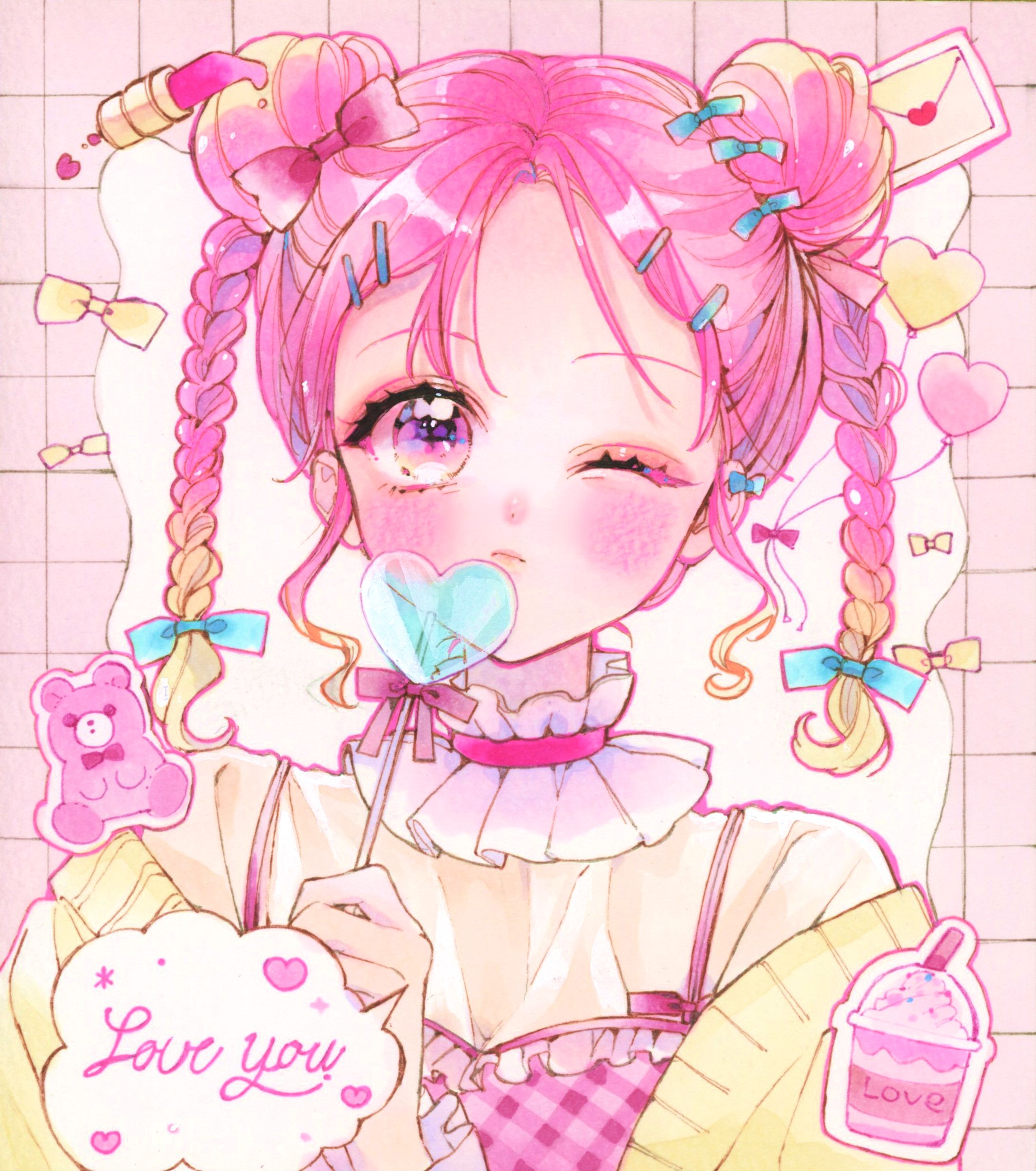 実績￤SS学園【小夏陽】キャラデザ-1