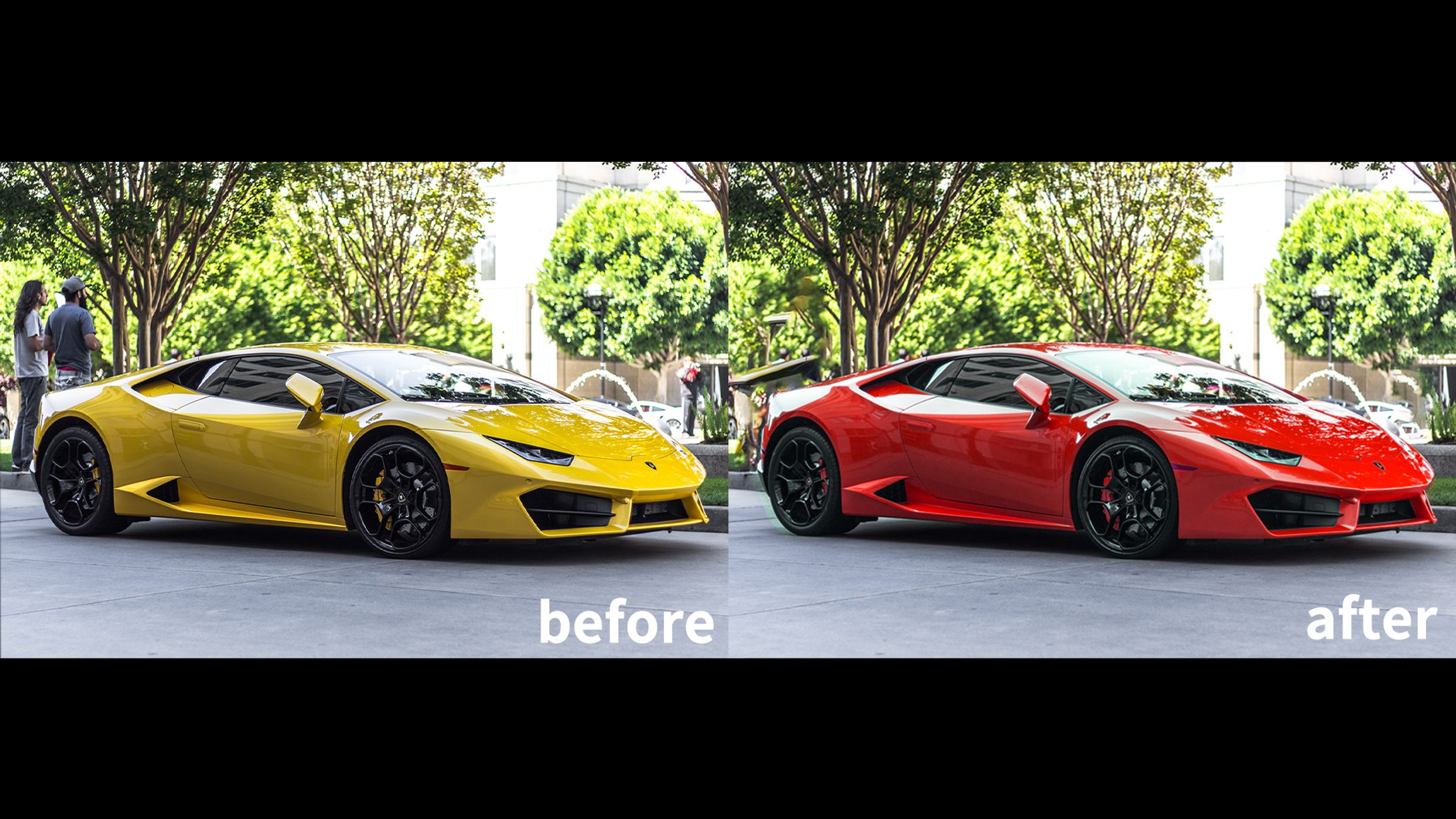 Photoshop　車　レタッチ-1