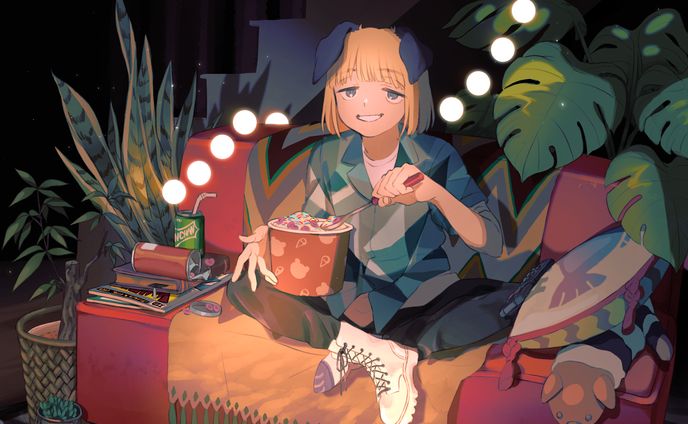 ご依頼イラスト　表情差分