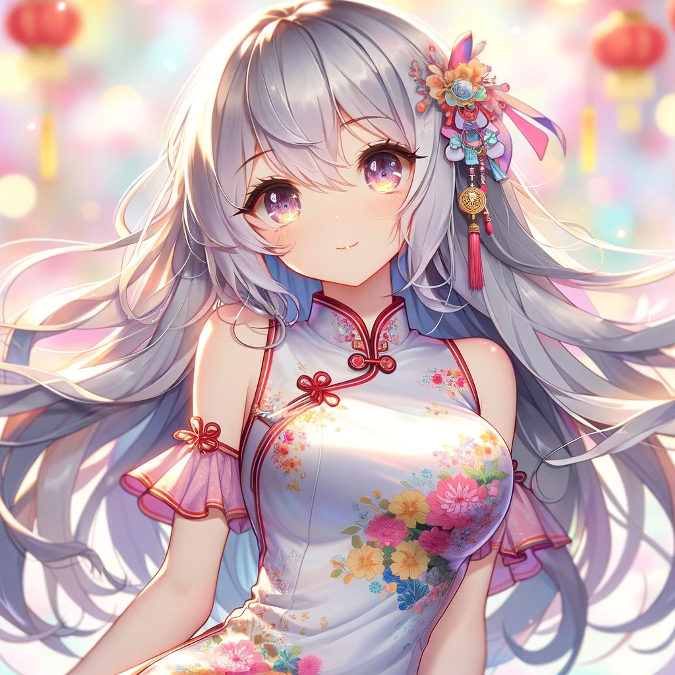 微笑む美少女-1