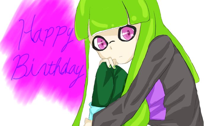 イラスト制作、splatoon