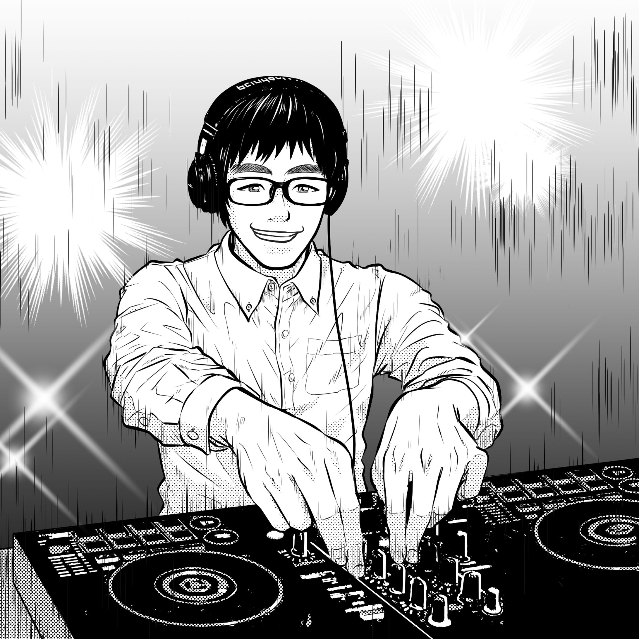 漫画似顔絵名刺-3-1