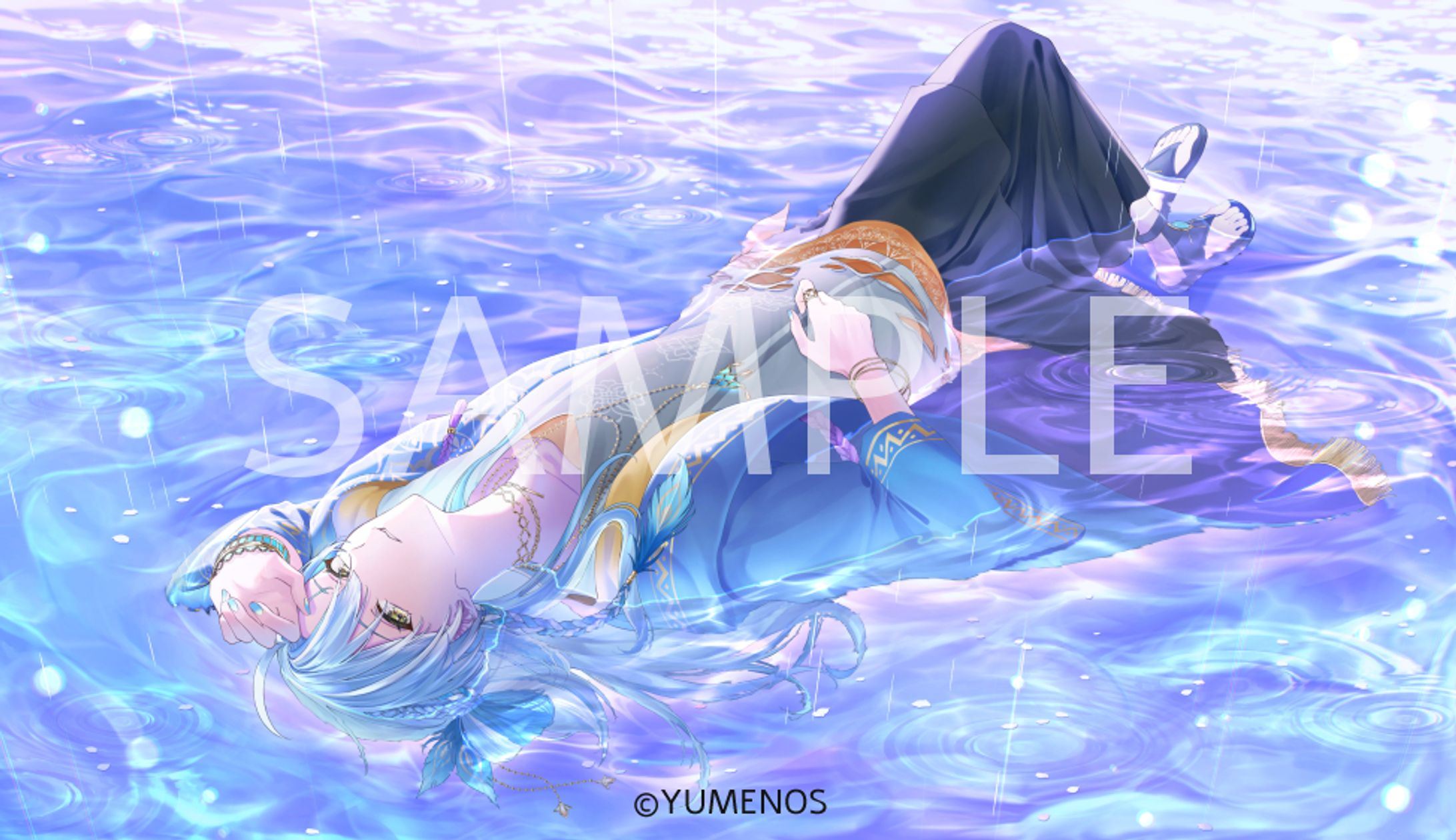 YUMENOS所属 白波瀬ソル様 『君の脈で踊りたかった』cover MV内イラスト-1