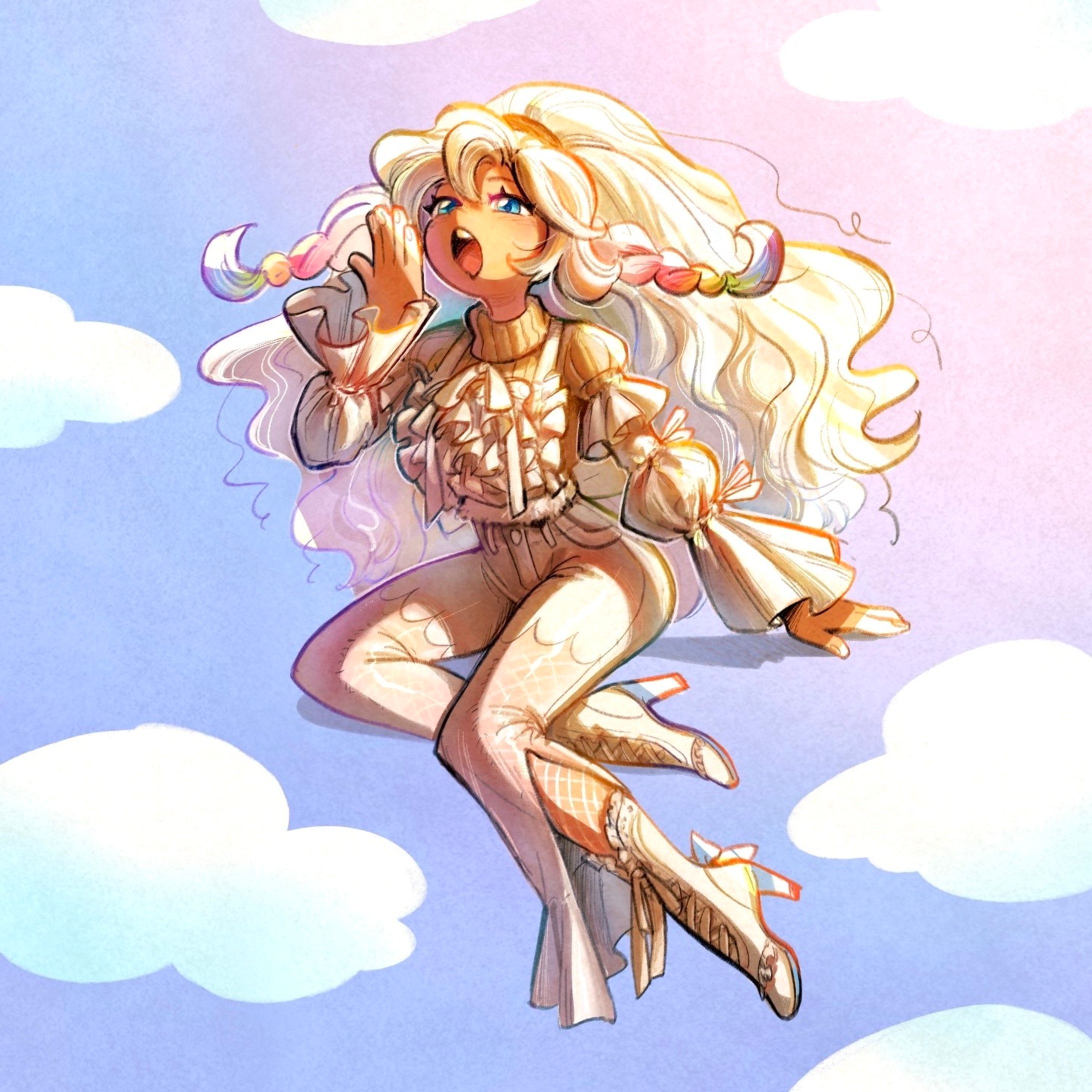 Cloudy girl-1