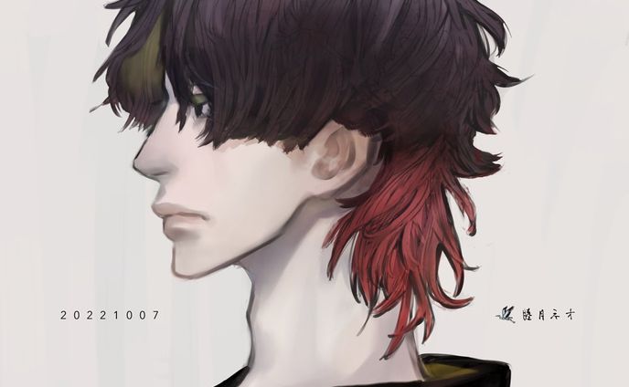 男性。
、
。
やっと落書き出来ました。
この髪型何ていうのか分からないですが、最近流行ってるっぽいので描いてみました。

#絵 #イラスト #創作イラスト #漫画絵 #オリジナルイラスト #男性 #落書き #illustration #digitalart #digitalillustration #drawing #originalart #doodle #boy