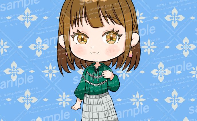 SNSアイコン用SDイラストのご依頼