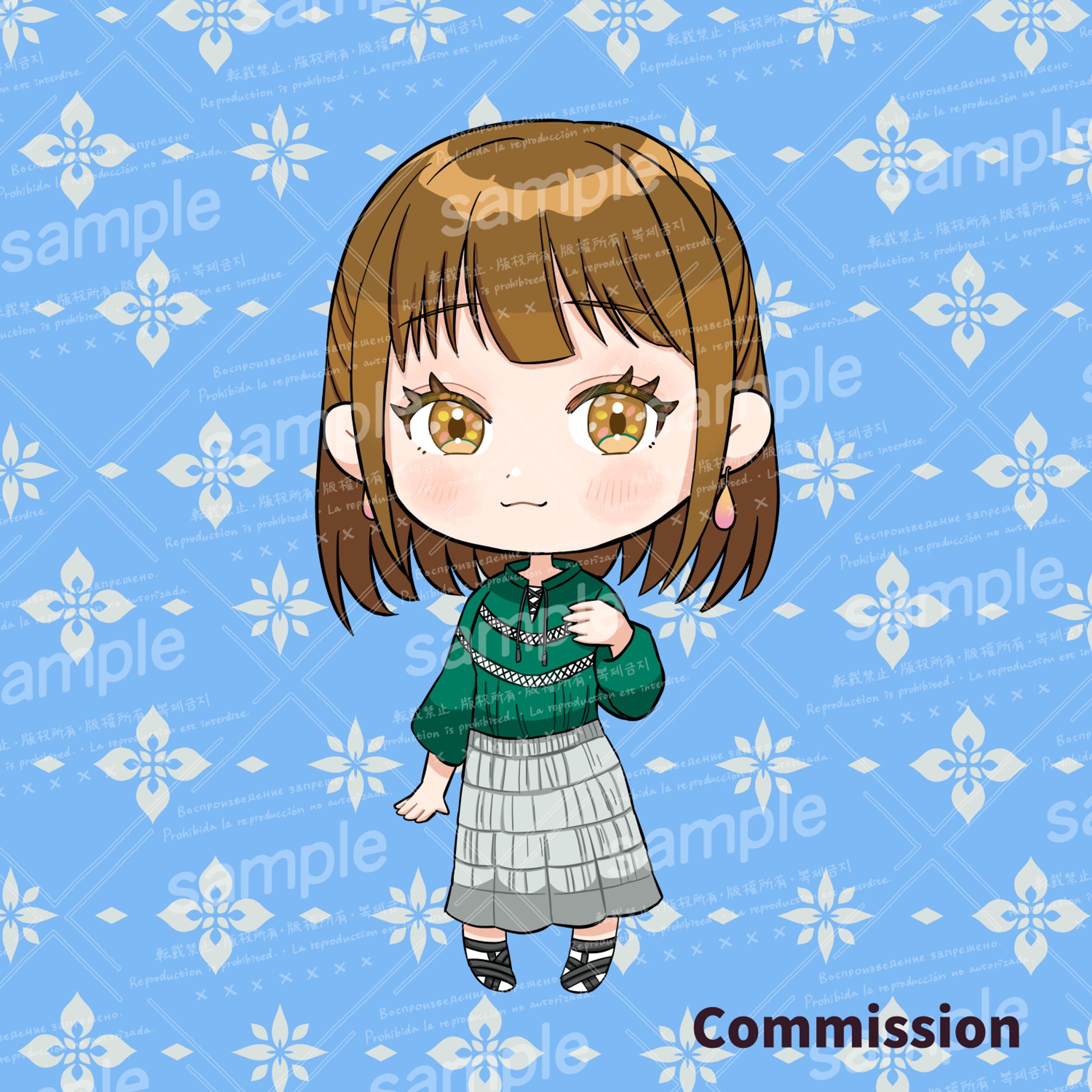 SNSアイコン用SDイラストのご依頼-1