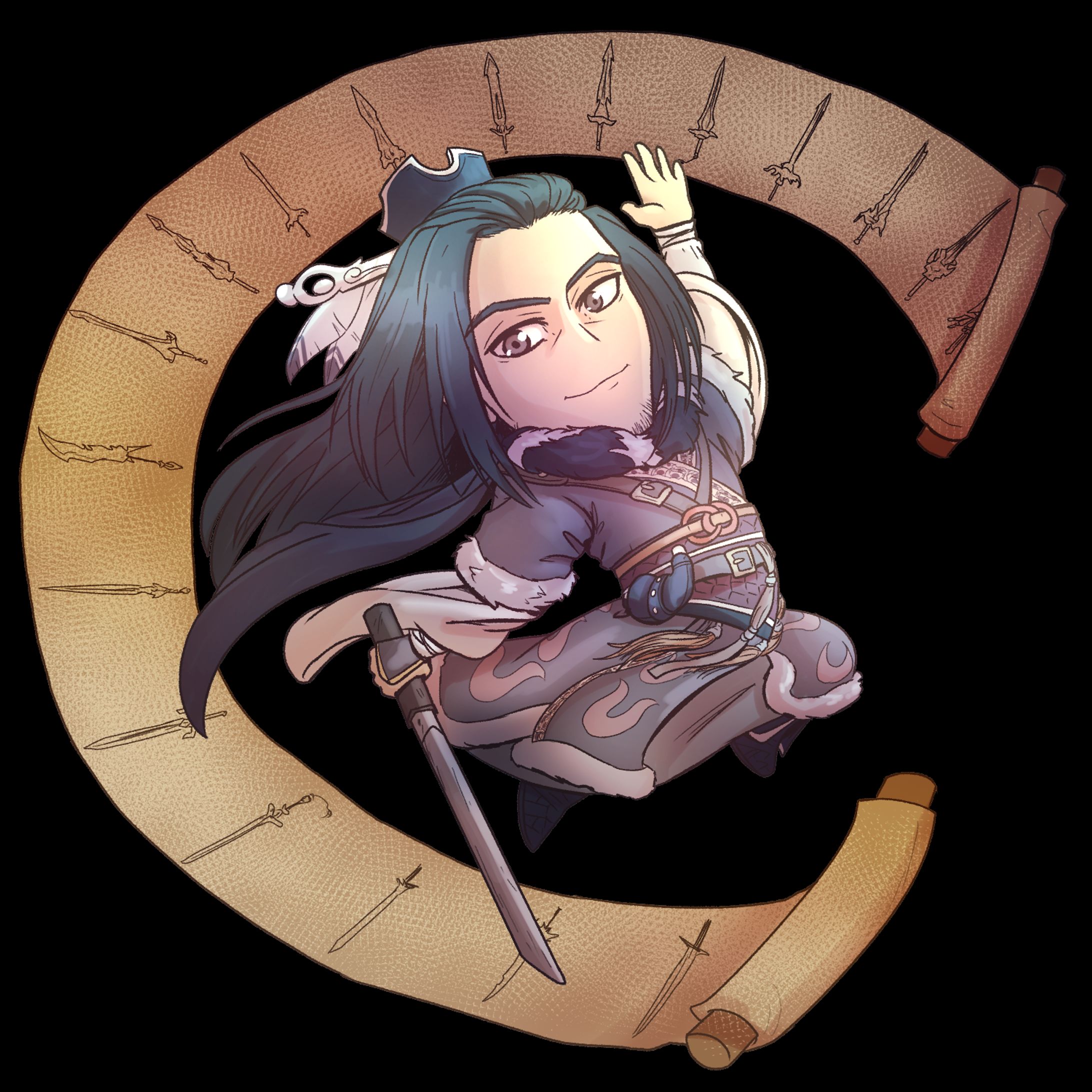 Commission: Thunderbolt Fantasy Chibis-1