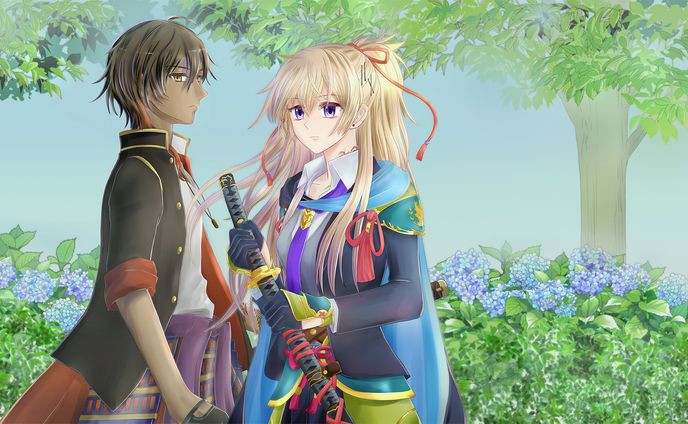 二次創作　受注イラスト