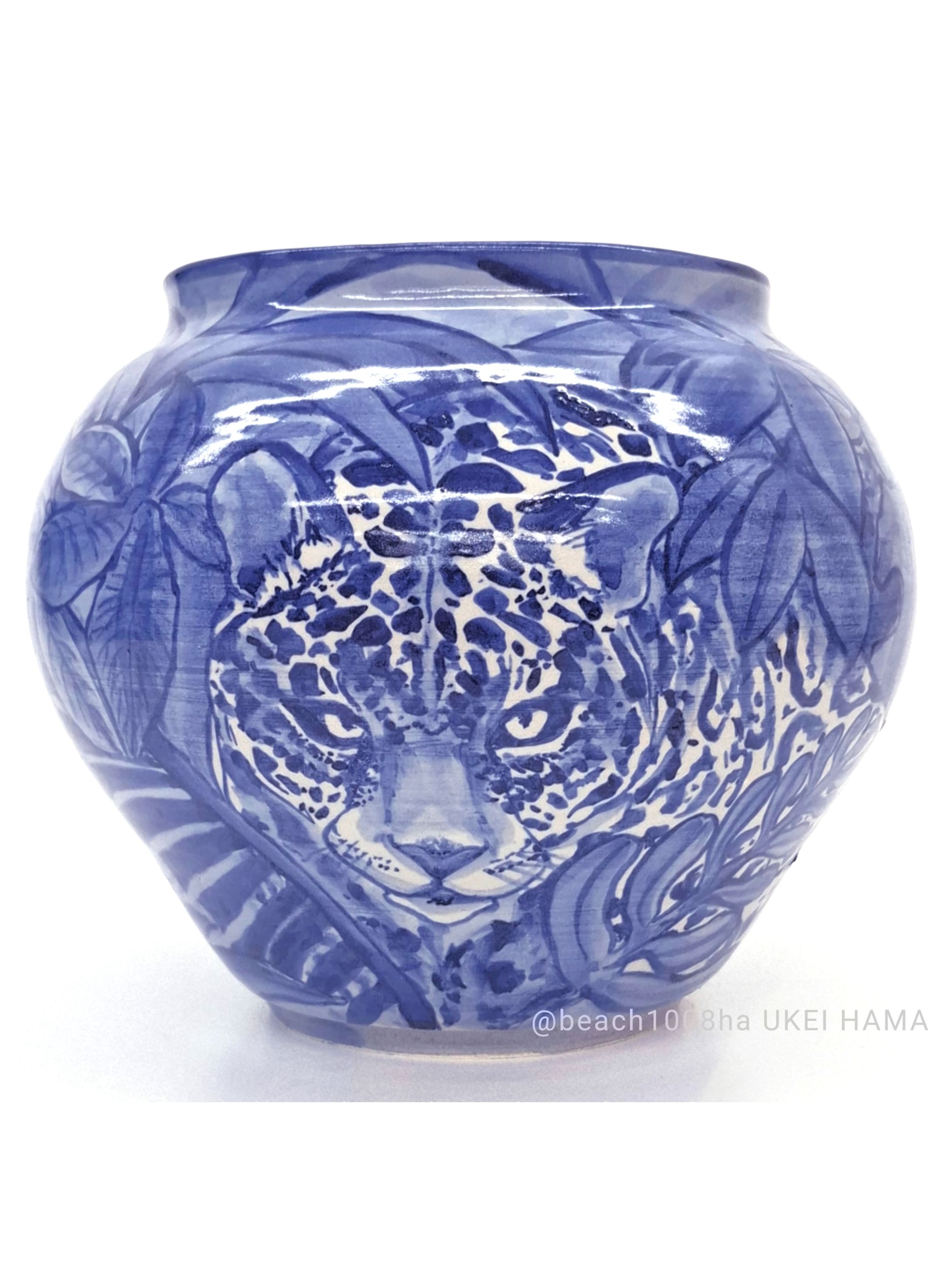 CRAFT -染付亜米利加豹図壺-1