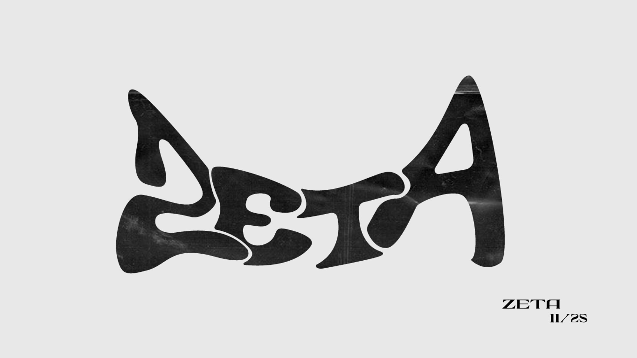 【タイポグラフィ】ZETA DIVISION-1