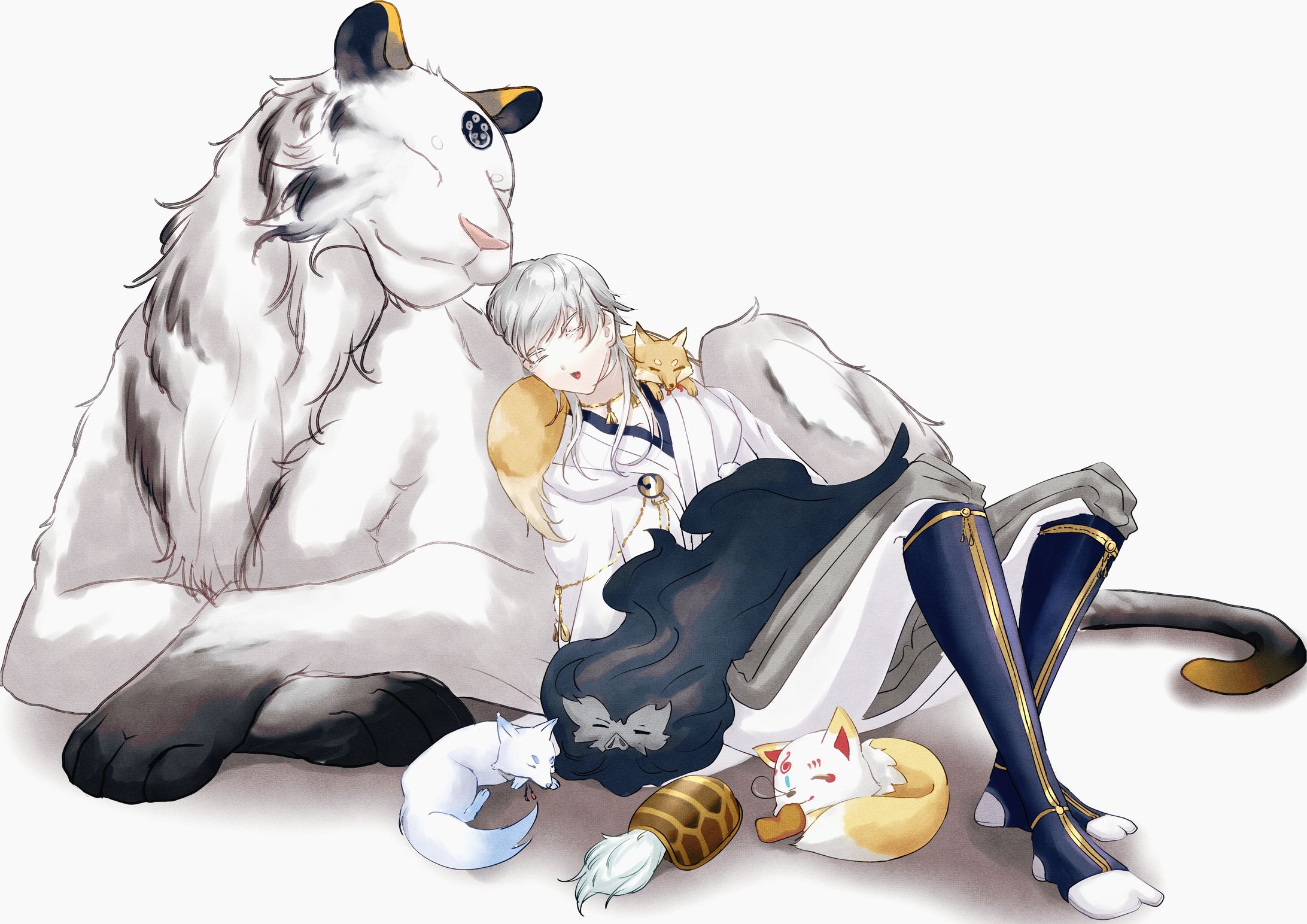 【二次創作】動物と鶴-1