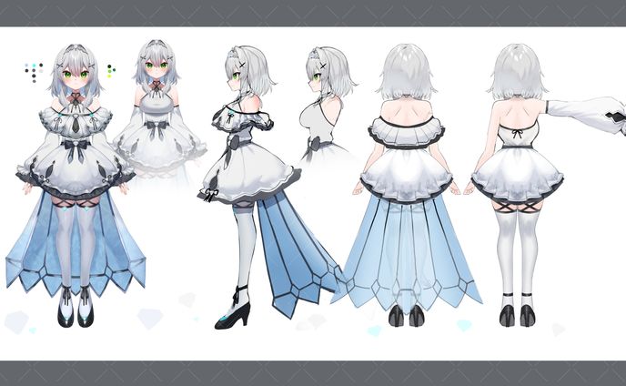 TwinkleColors様/天涼愛理 三面図