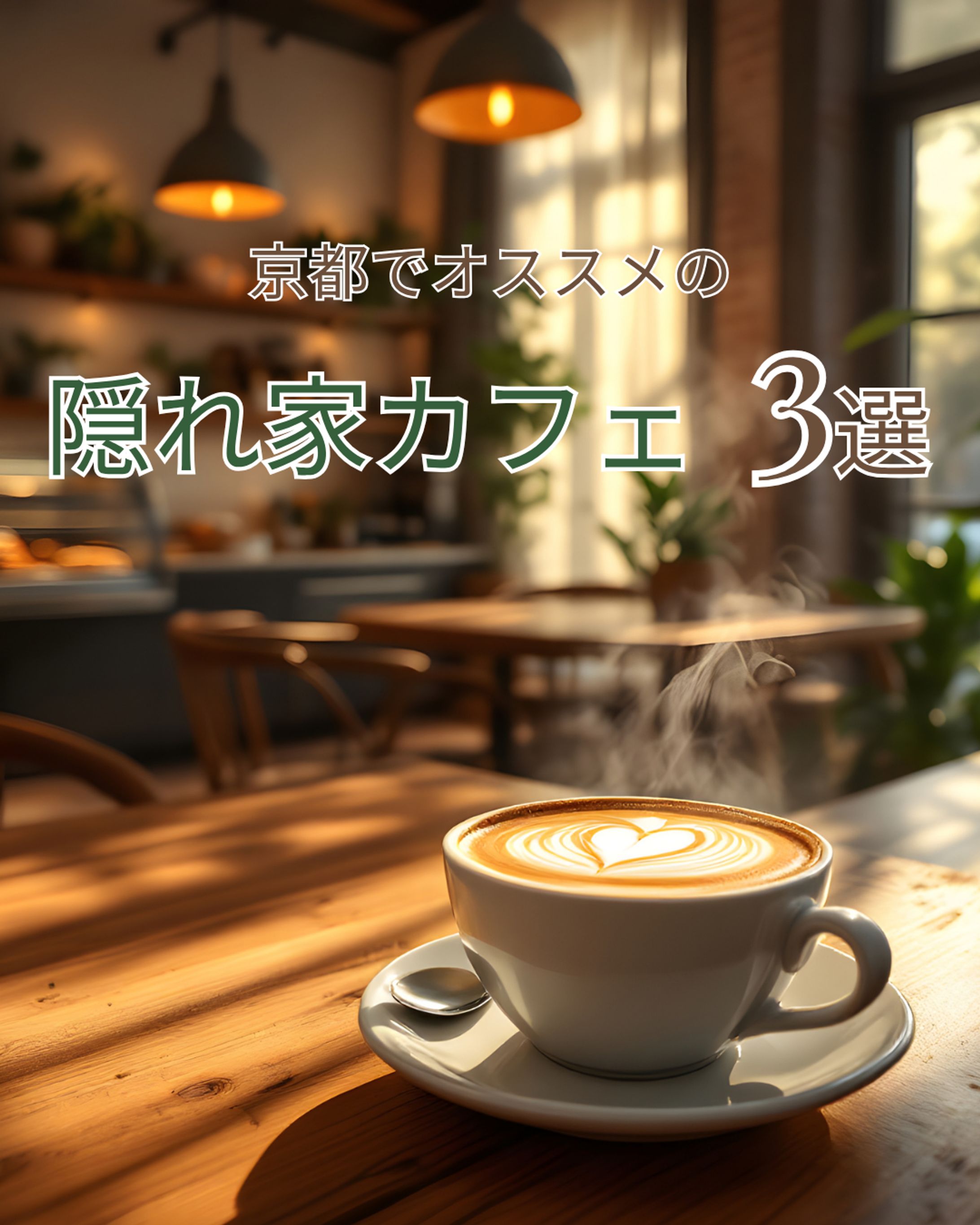 Instagram投稿（京都でオススメ隠れ家カフェ3選）-1