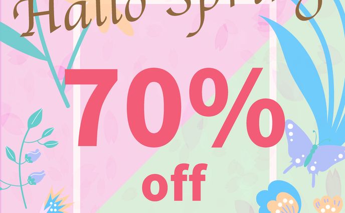 春セールバナー