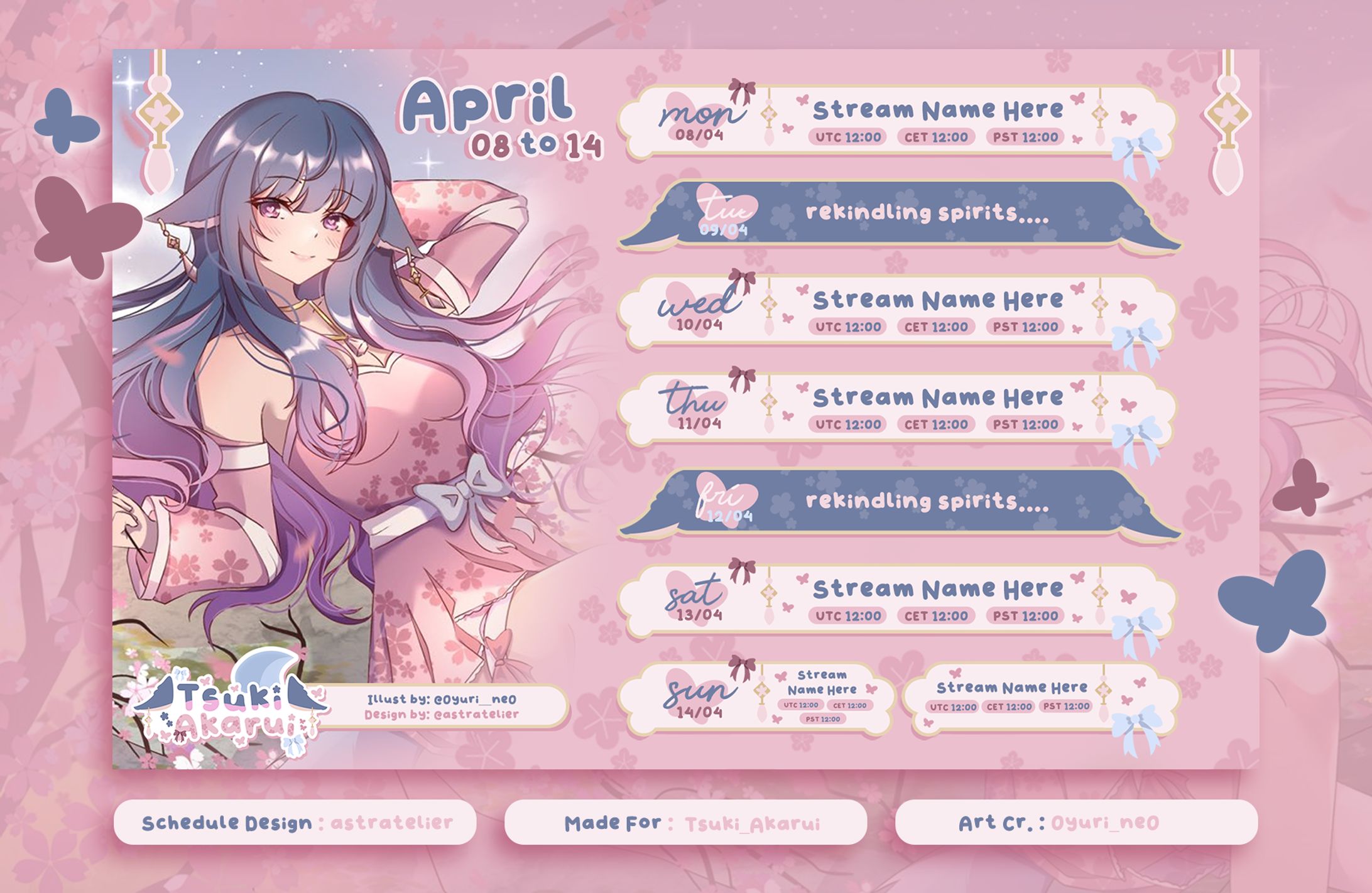 Schedule | Tsuki Akarui-1