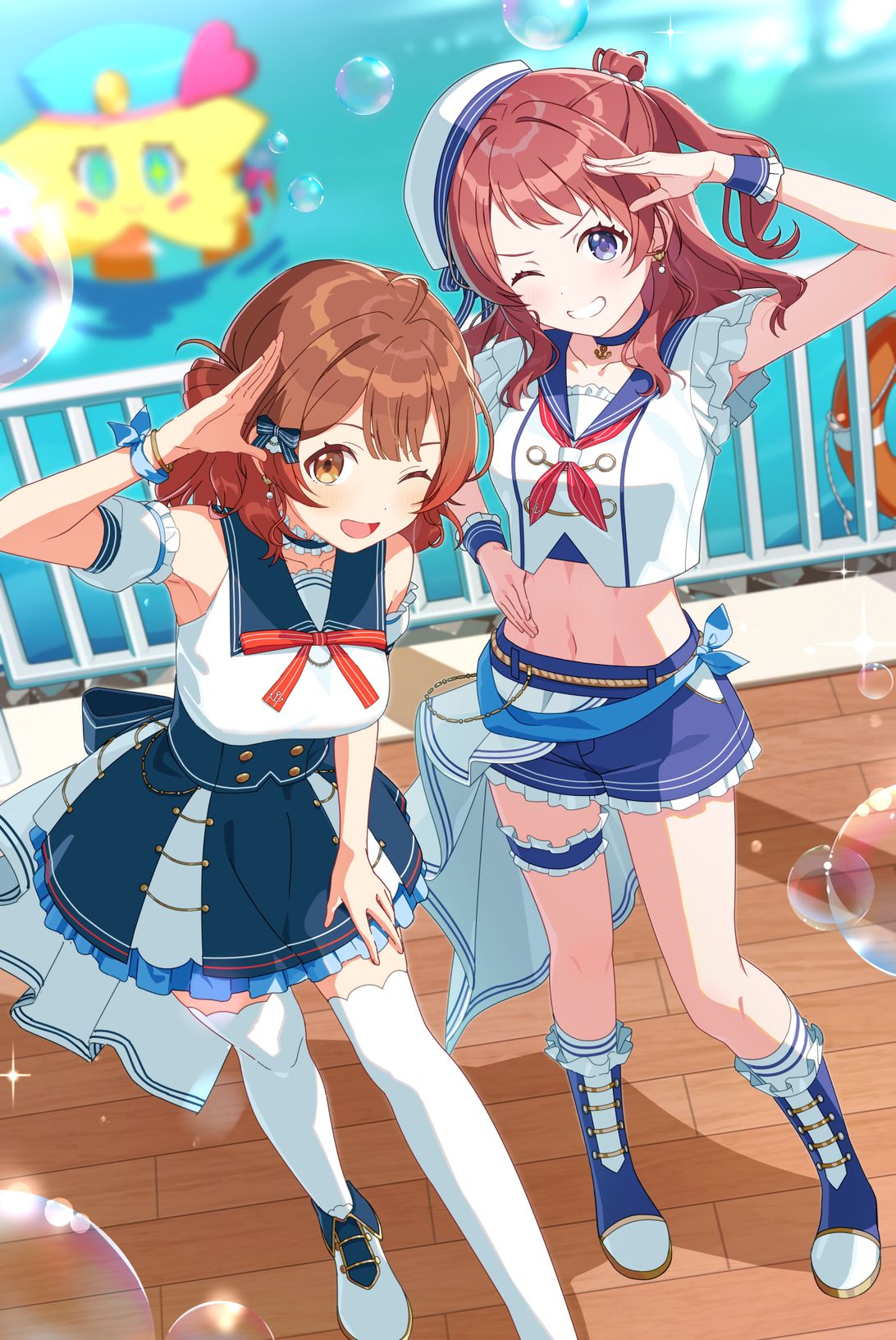 桜の花と海の水のイラスト | Premium AI生成画像