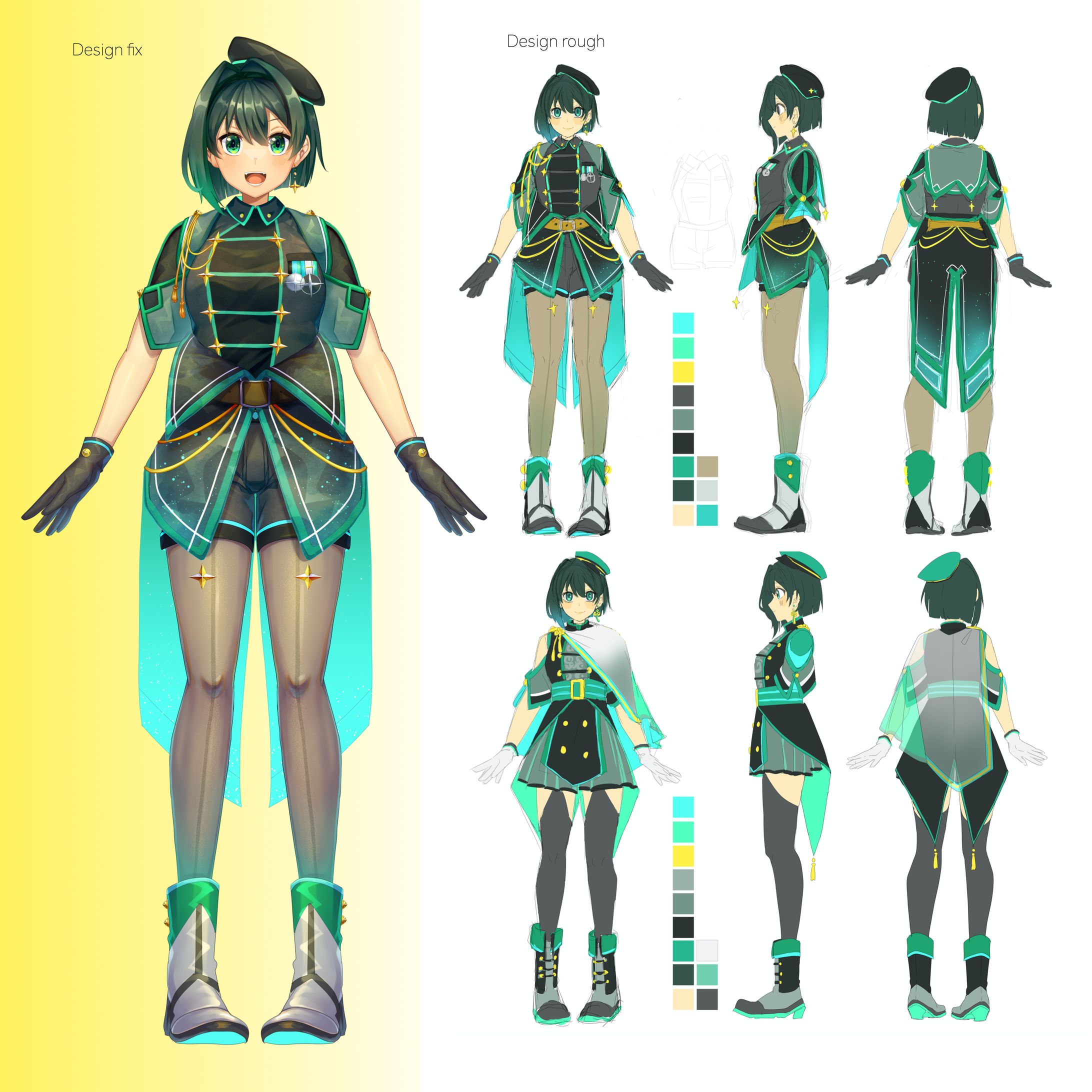 キャラクターデザイン（方舟のあ様ご依頼）-1