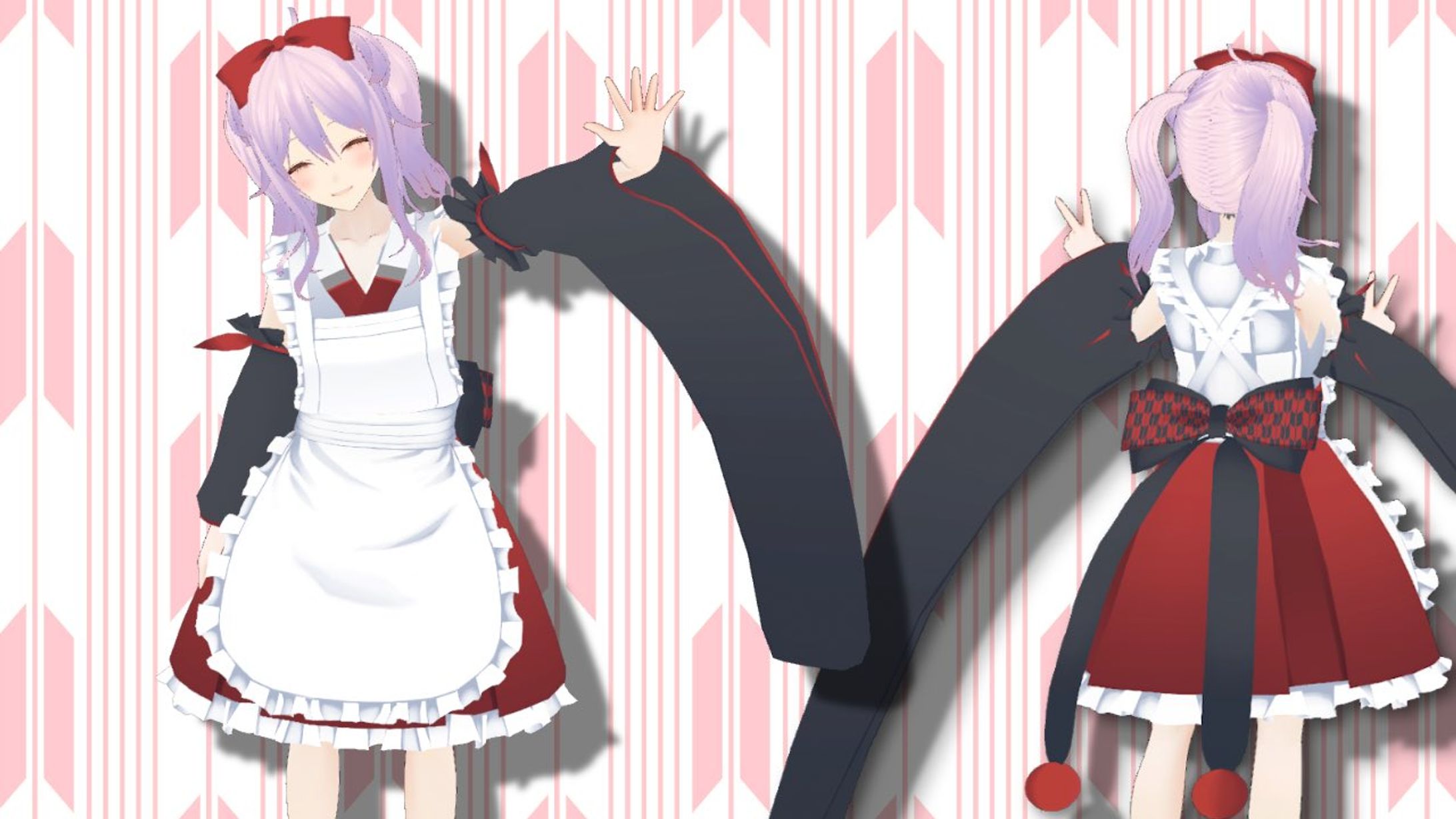 和風メイド服-1