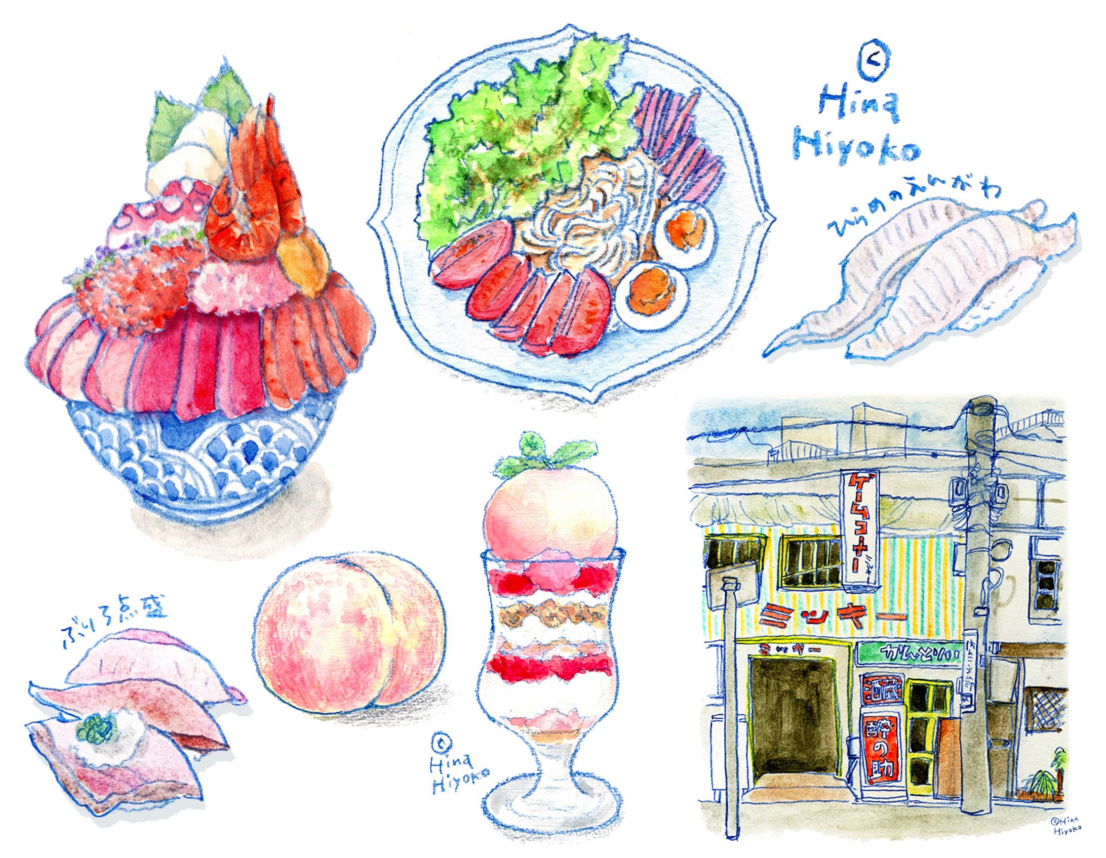 2024年9月：講座「NHKカルチャー名古屋『いつでもどこでもイラスト絵日記』」講師（NHK文化センター）-1