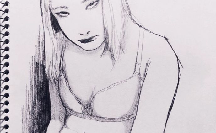 drawing、油絵