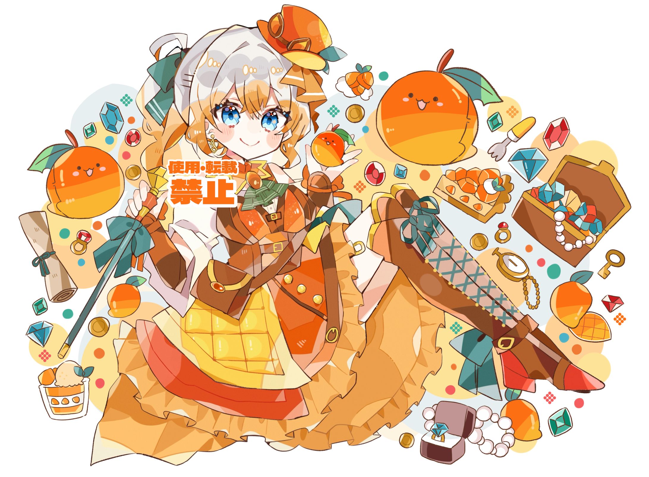 はす様／通常等身イラスト-1