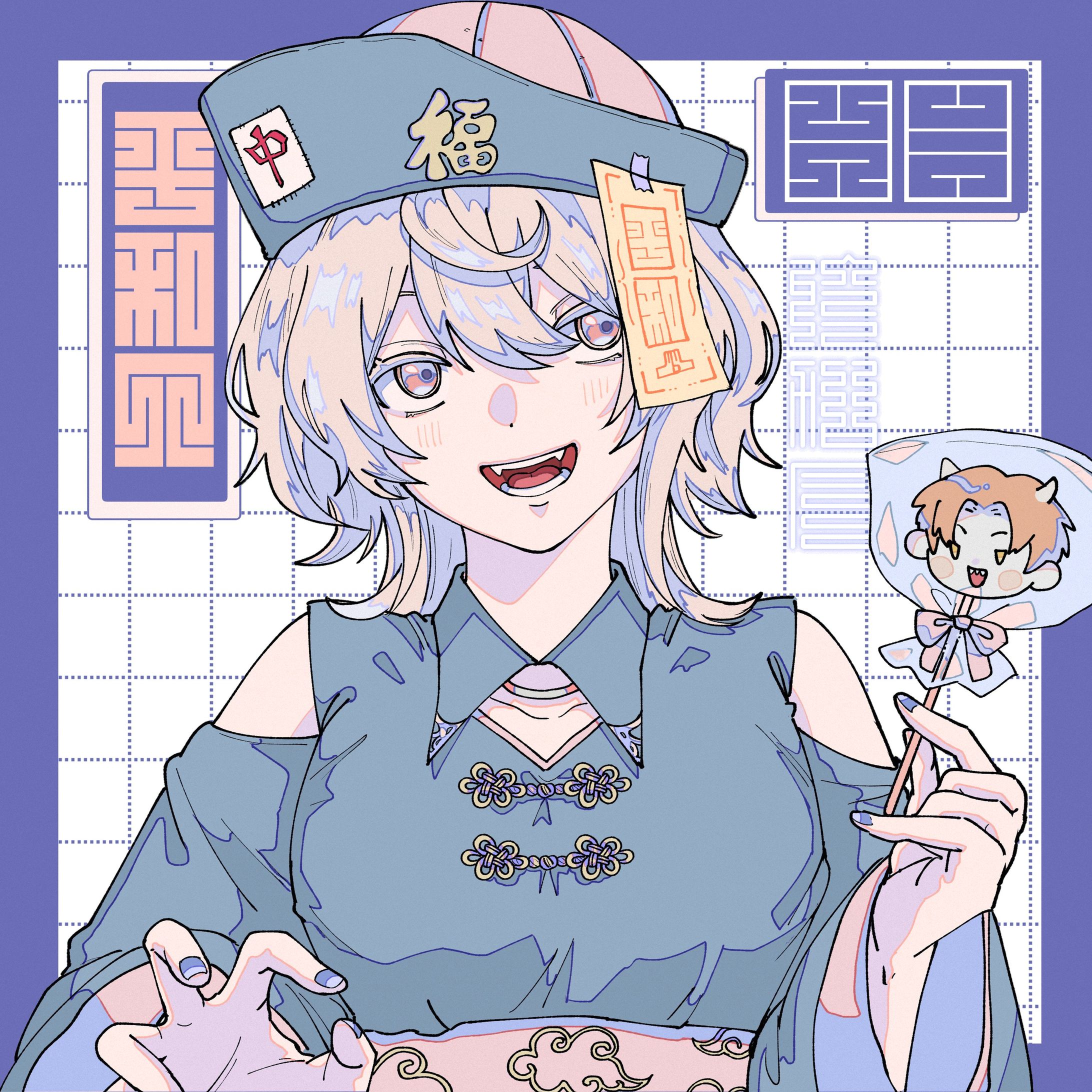 中華風女の子のイラスト-1