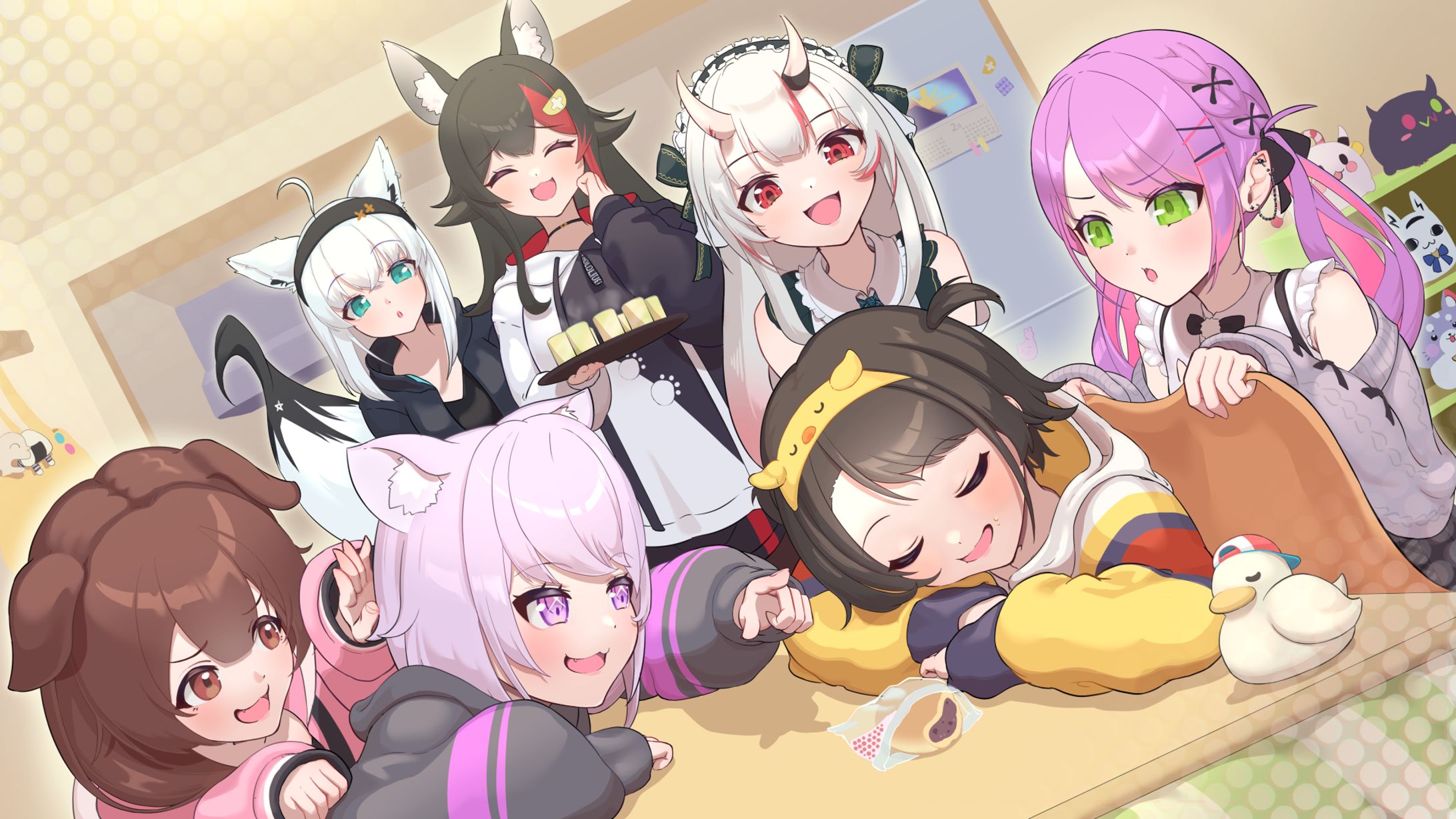 【ファンアート】ゆっくり休めスバちゃん🍵-1