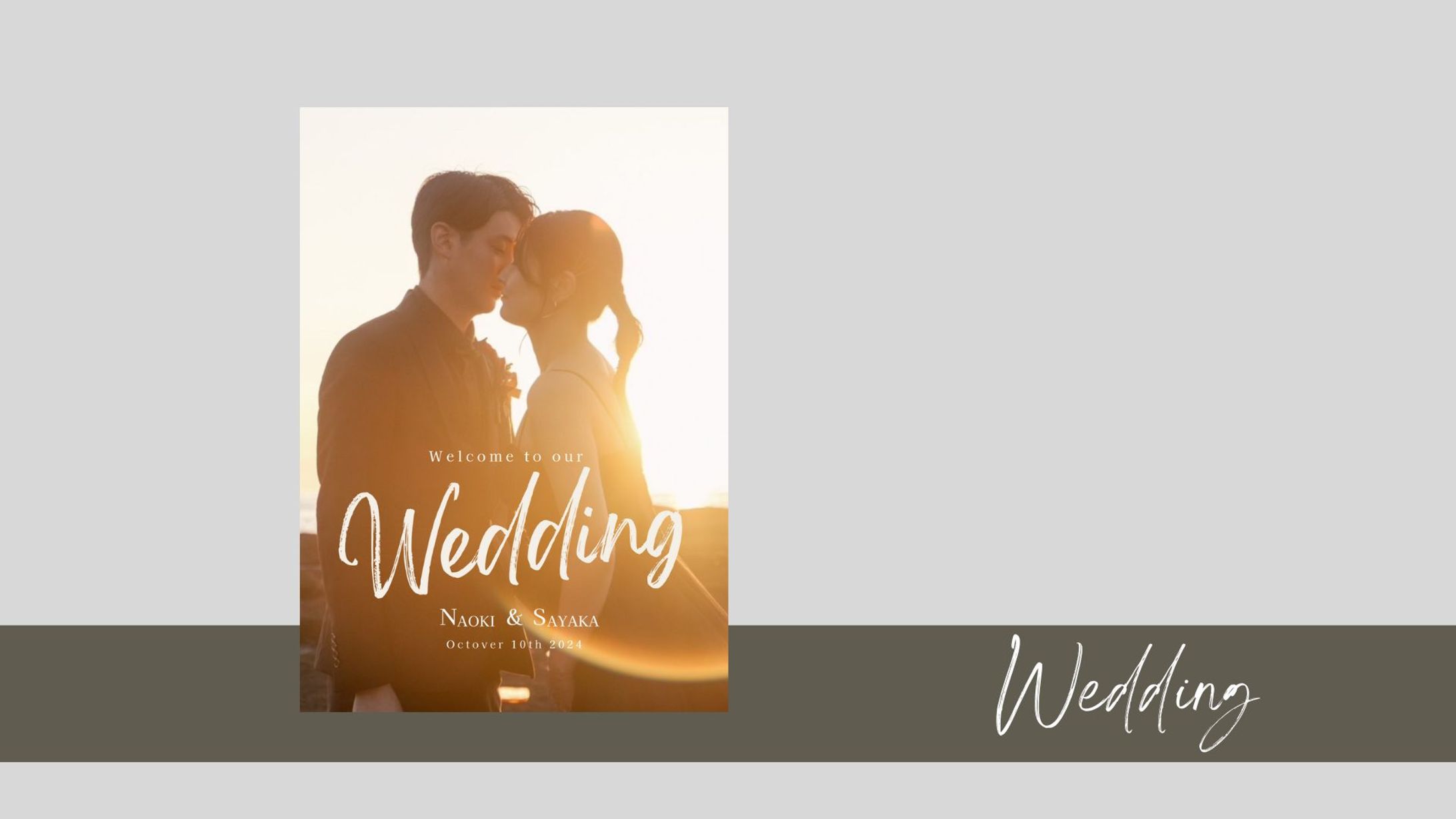 結婚式　ウェルカムボード-1