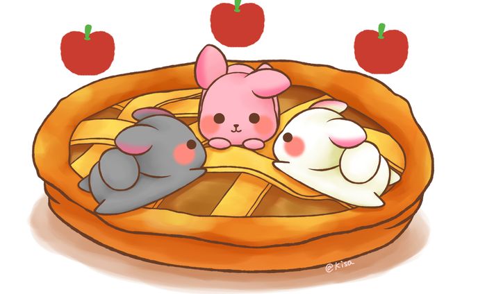 ゆめうさぎとアップルパイ