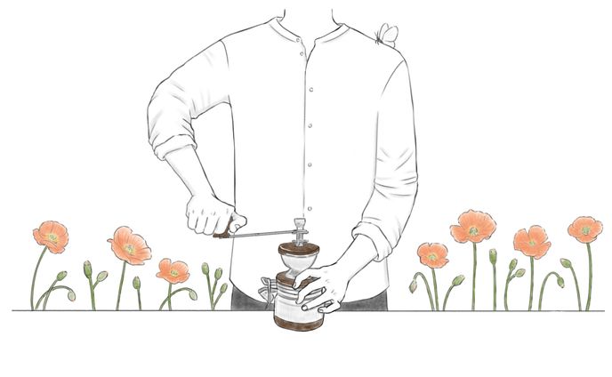 カフェ メニューイラスト