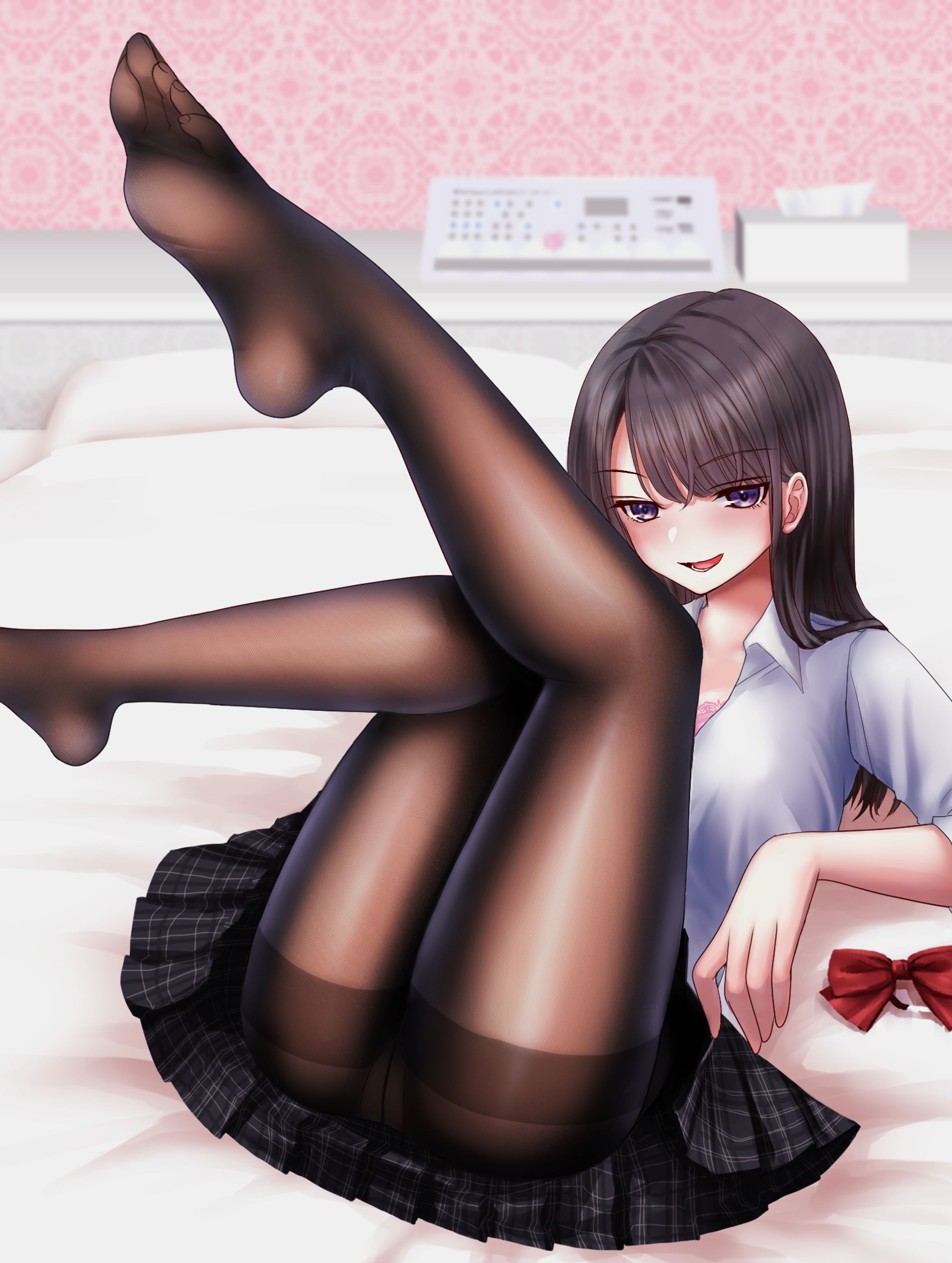 黒タイツの女の子-1