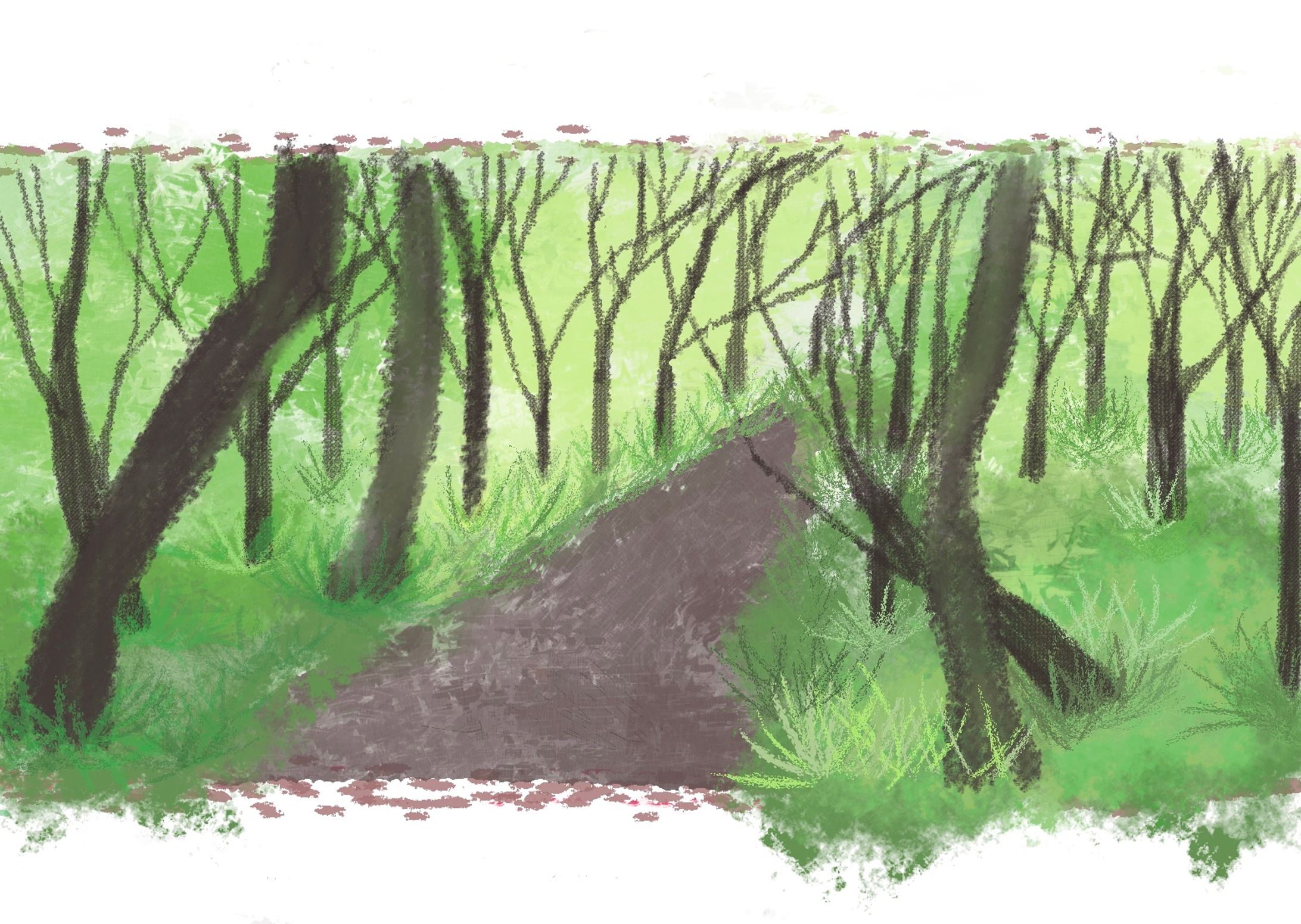 いつもの道　no.1(デジタル）-1