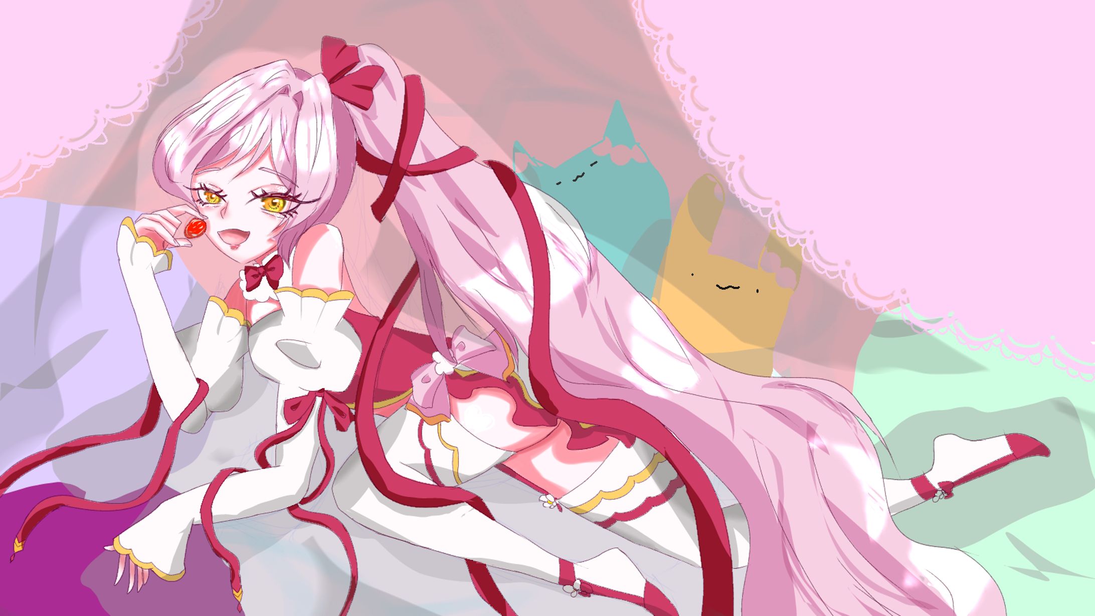 1枚絵 いちごのお姫様-1