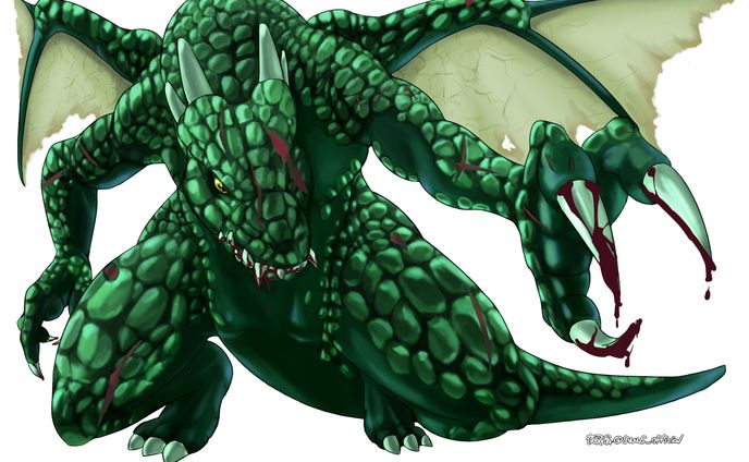 ゲーム素材　ドラゴン