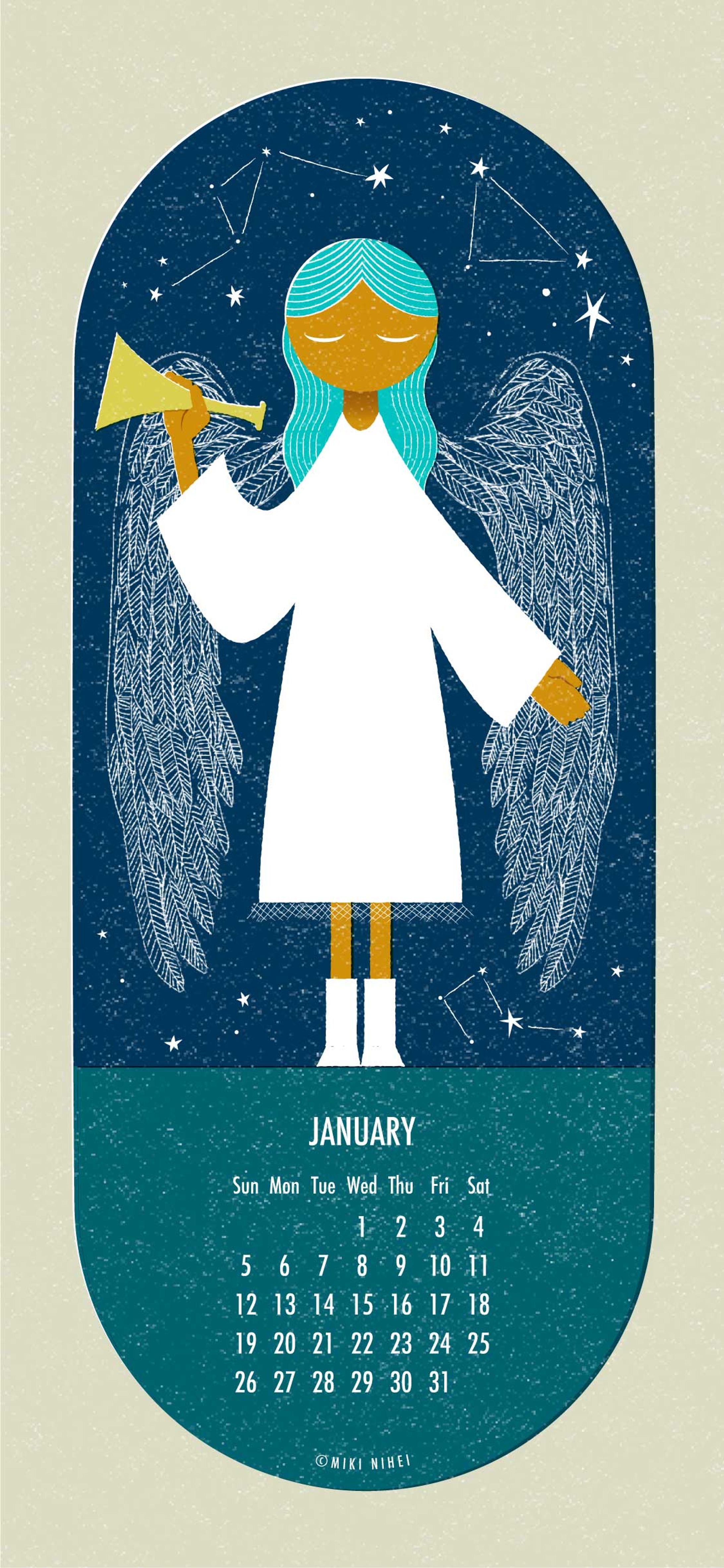 カレンダー 2020年1月-1