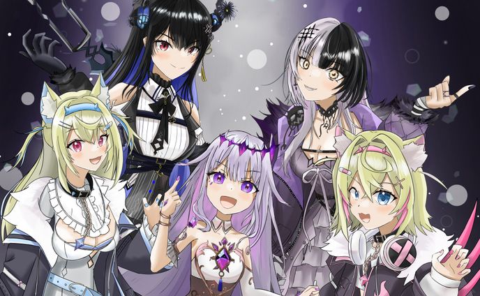 イラスト46(ホロライブファンアート：Advent） 