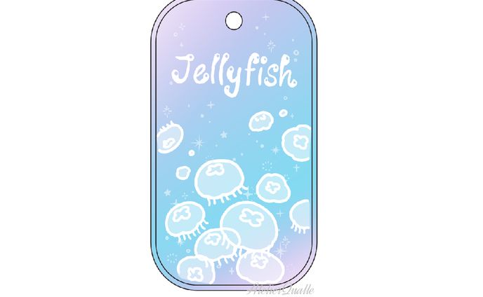 ミズクラゲのオーロラタグ