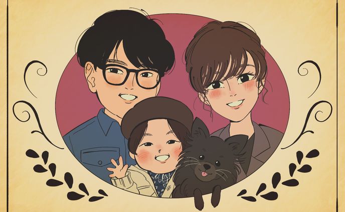 似顔絵千本ノック！、仕事絵